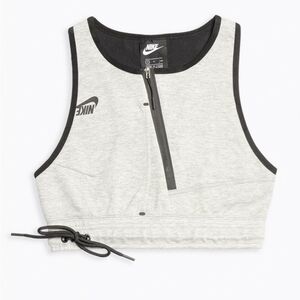 4S. NIKE SPORTSWEAR TECH FLEECE CROPPED TANK TOP